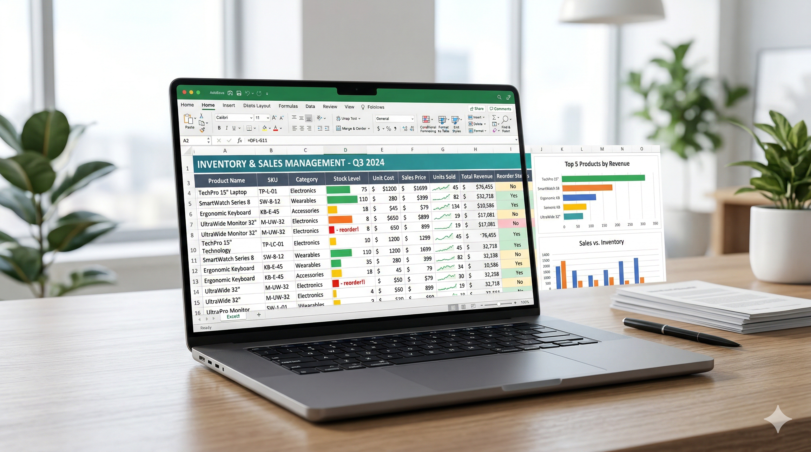 在庫・売上管理ツールのイメージ